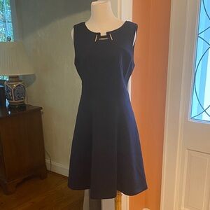 Ivanka Trump Navy Dress